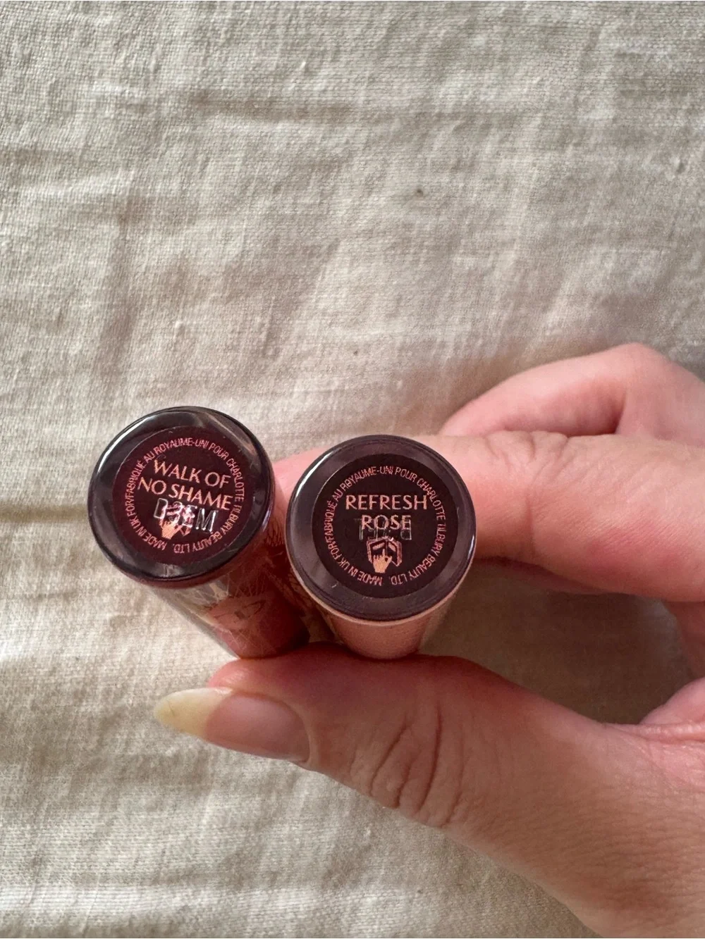NWT Charlotte Tilbury Collagen Lip Bath Mini Duo Set - Rose & Nude Shades